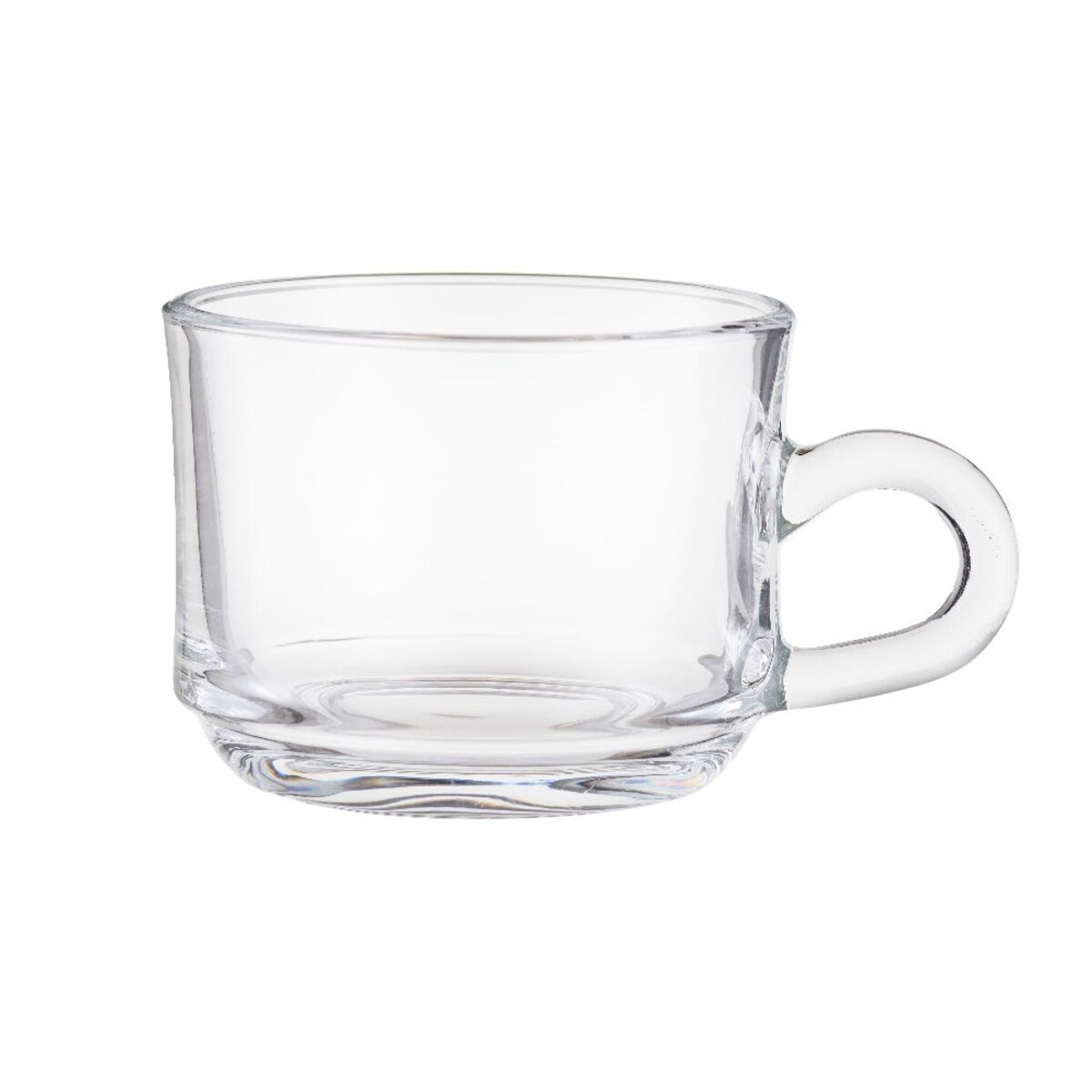 VILLA ITALIA Komplet filiżanek szklanych 2 sztuki Zestaw prezentowy TALITA