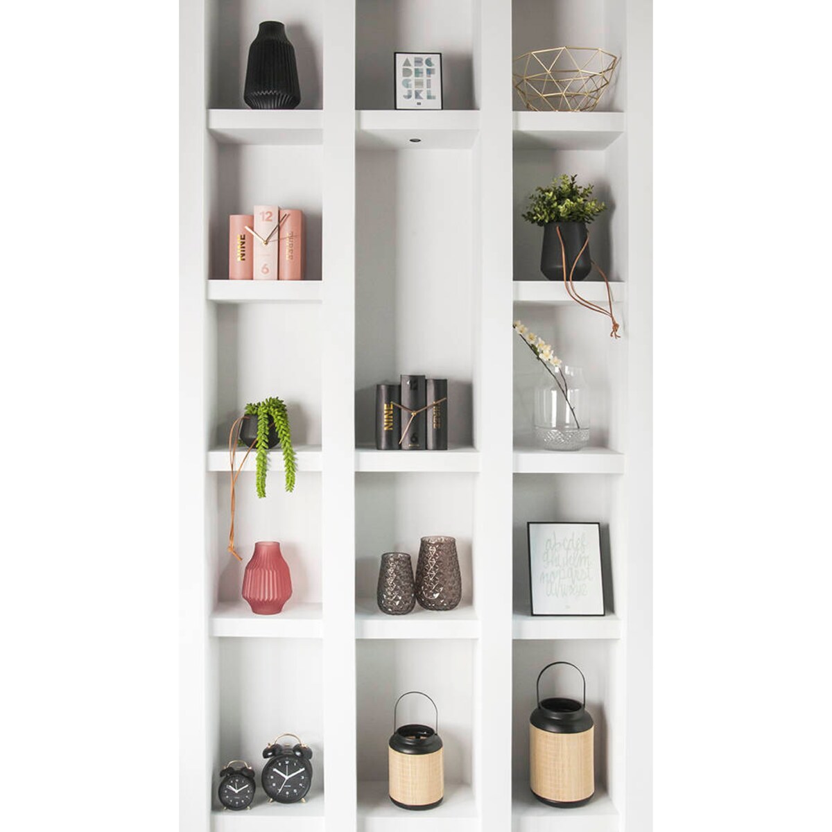 Zegar książki BOOK, 20 x 20 x 15 cm