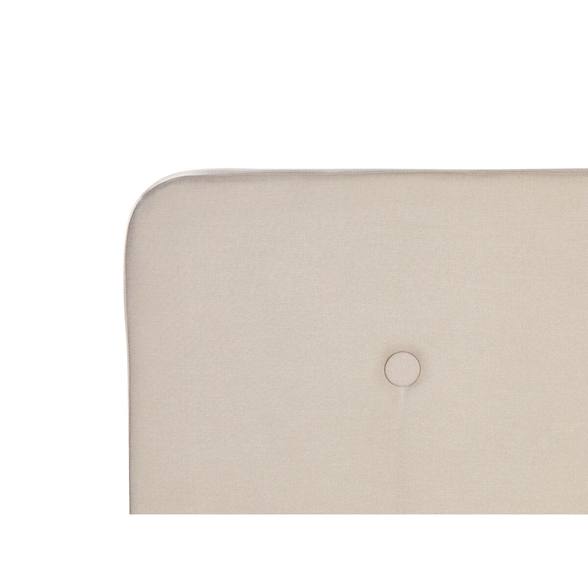 Łóżko tapicerowane 180 x 200 cm beżowe RENNES