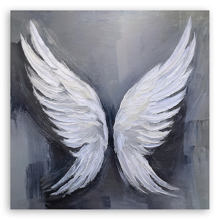 Feeby Obraz na płótnie, Skrzydła Retro Vintage 60x60 cm
