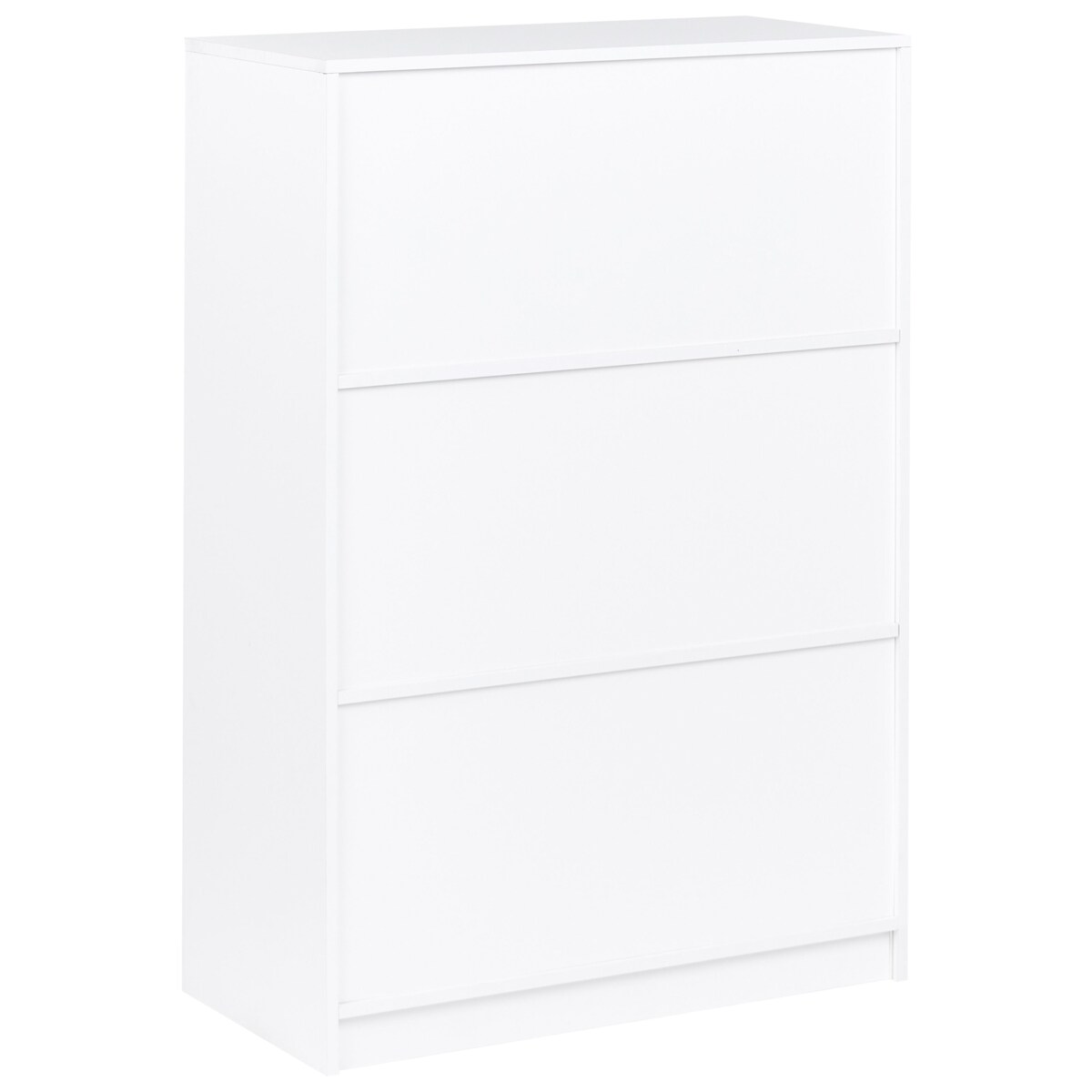 Regał na książki 3 półki ZEHNA 117 cm Biały