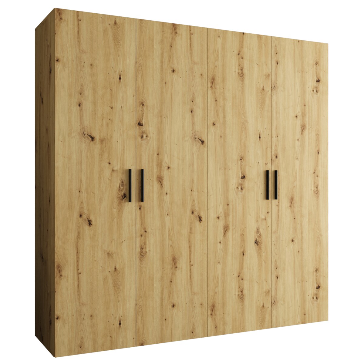 Szafa uchylna otwierana BARI 1 200 wys. 202 cm Artisan + u. Czarny