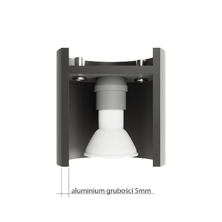 Downlight LAMPA sufitowa SL.0016 metalowa OPRAWA tuba czarna, Sollux Lighting