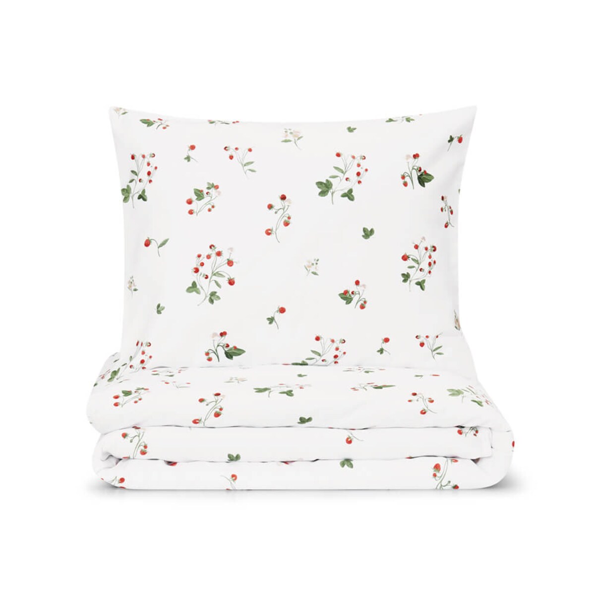 Pościel Poziomki 220 x 200 cm + 50 x 60 cm (2 szt)