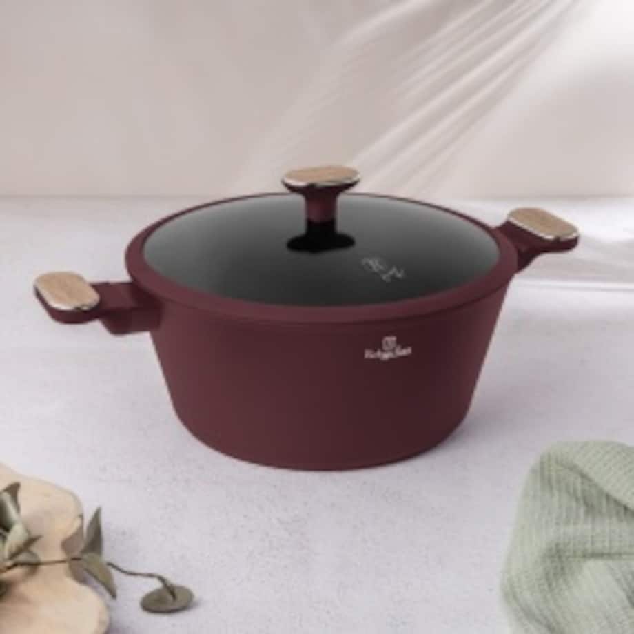 Garnek z pokrywką 28cm BerlingerHaus Leonardo Nordic BH-8302