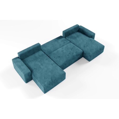 Narożnik COCO U z funkcją spania Kolor: TILIA 75