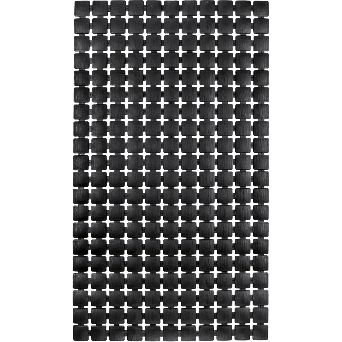 Kleine Wolke Gatty Mata antypoślizgowa do wanny 39x68 cm czarna in&outdoor