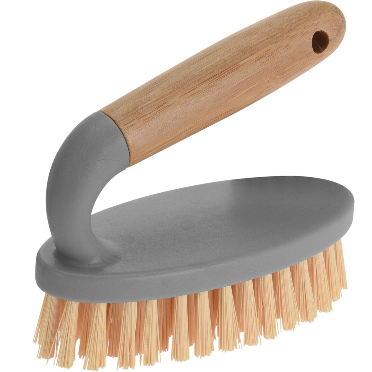 Szczotka z bambusowym uchwytem, 14 x 16 x 11 cm