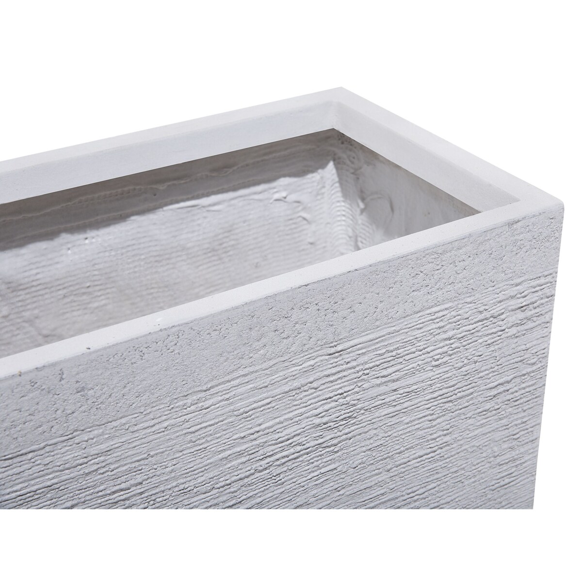 Doniczka 50 x 23 x 24 cm biała MYRA