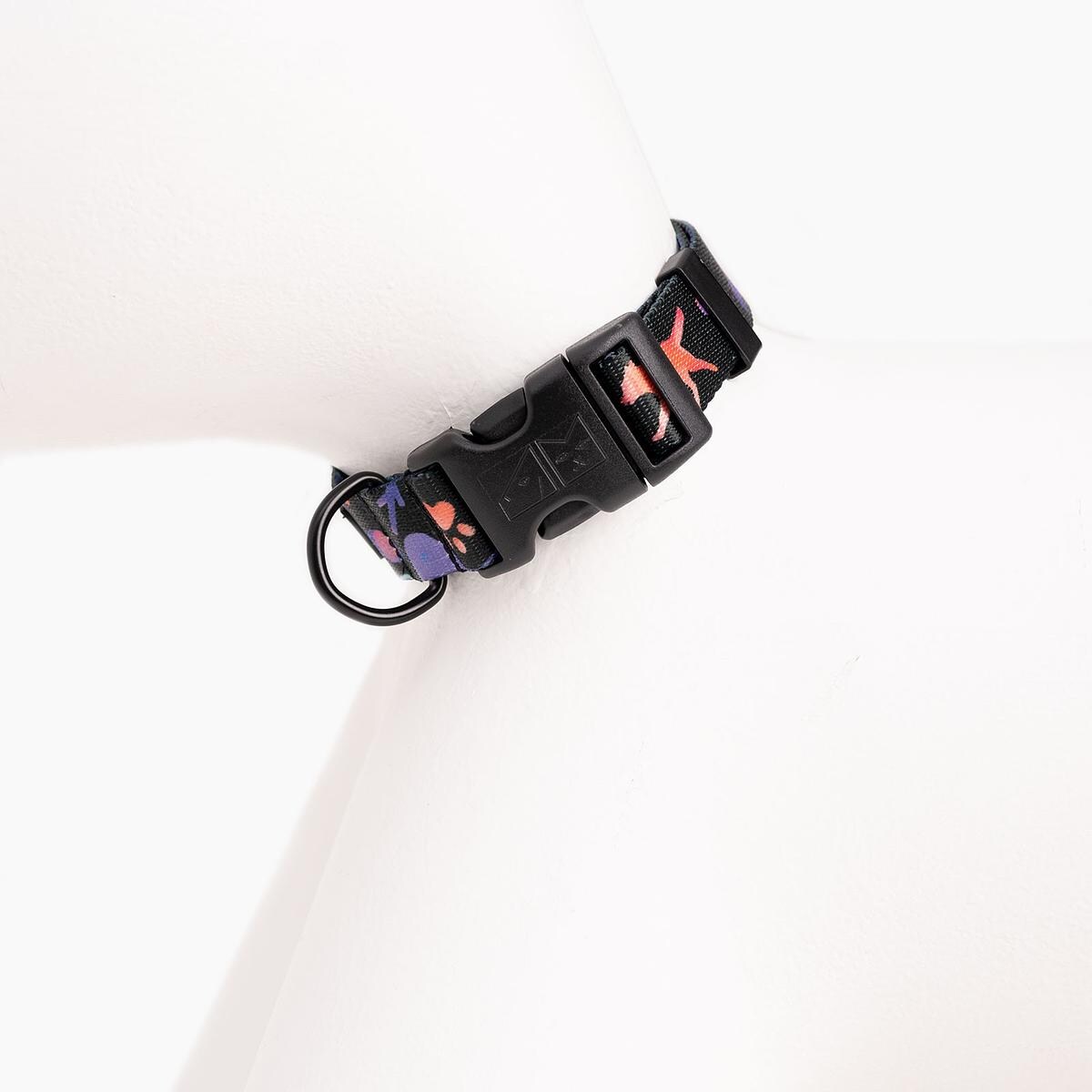 Obroża dla psa lub kota "Psychodelia" - Szerokość taśmy: 15mm, Rozmiar: XXS