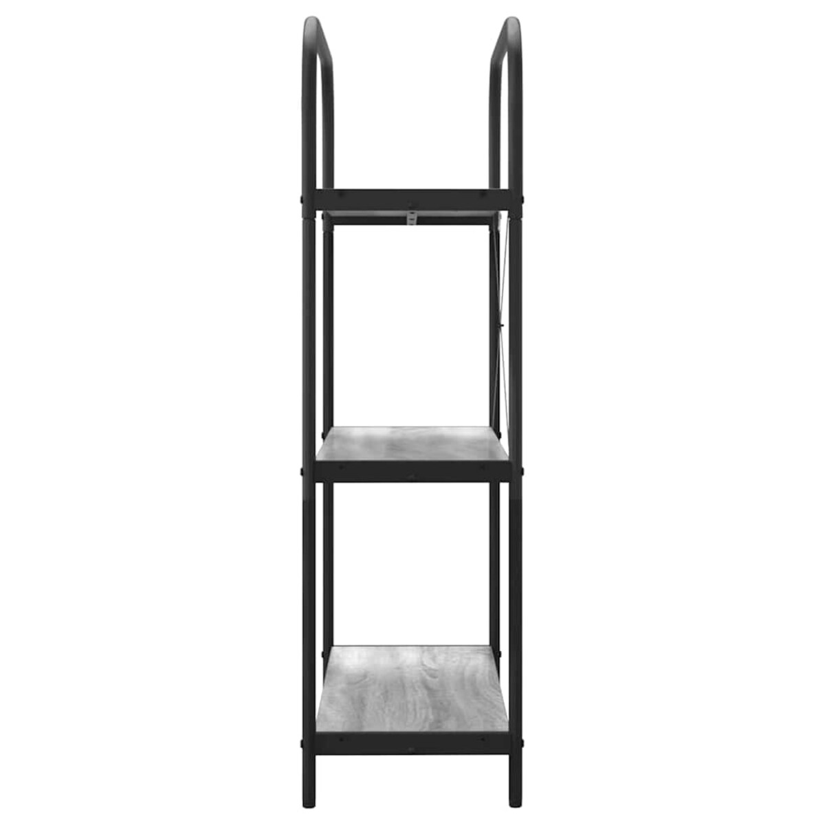 vidaXL Półka na książki Szary dąb sonoma 80 x 30 x 109 cm