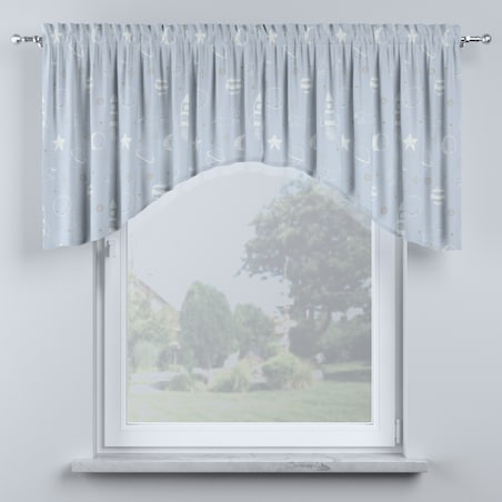 Lambrekin łuk 200x75 szary