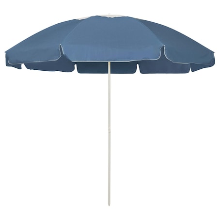 vidaXL Parasol plażowy, niebieski, 240 cm