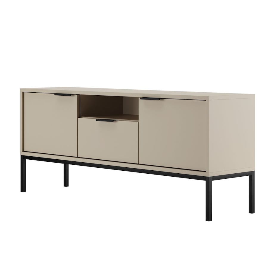 Szafka RTV Austin 135 kaszmir & czarna