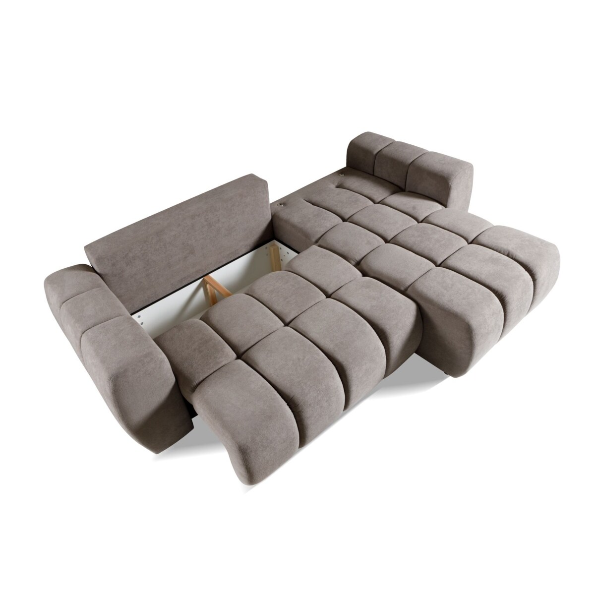 Narożnik Uniwersalny VERA z komfortowymi siedziskiem i funkcją spania