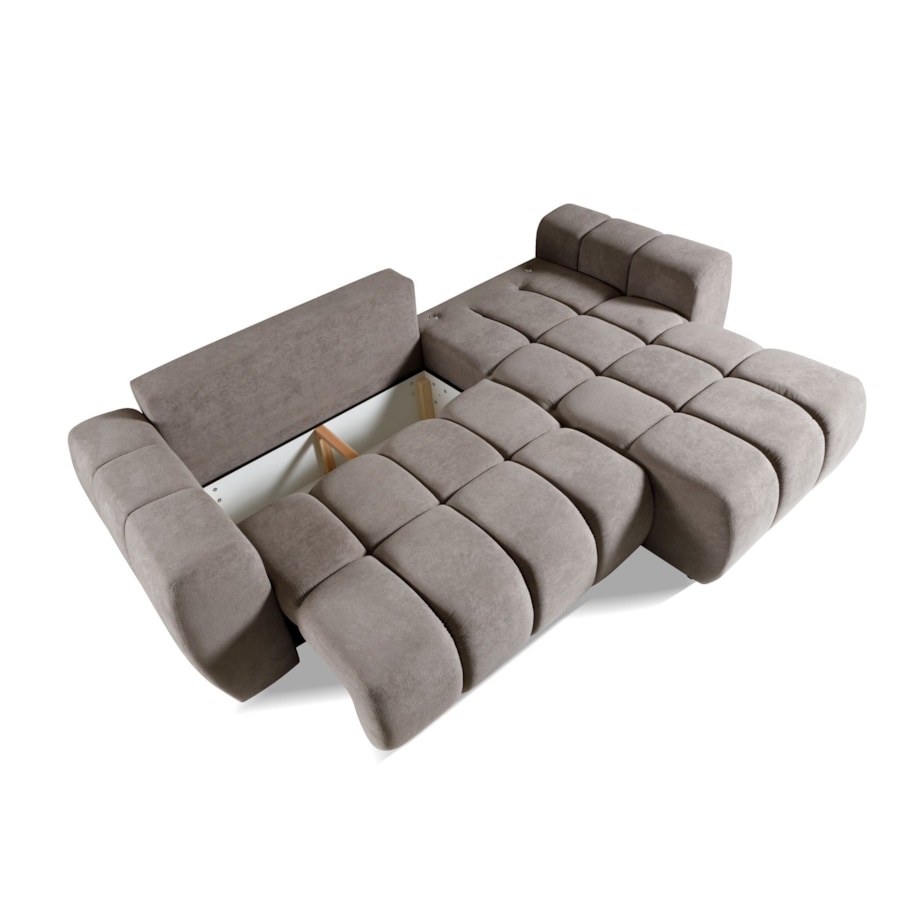 Narożnik Uniwersalny VERA z komfortowymi siedziskiem i funkcją spania