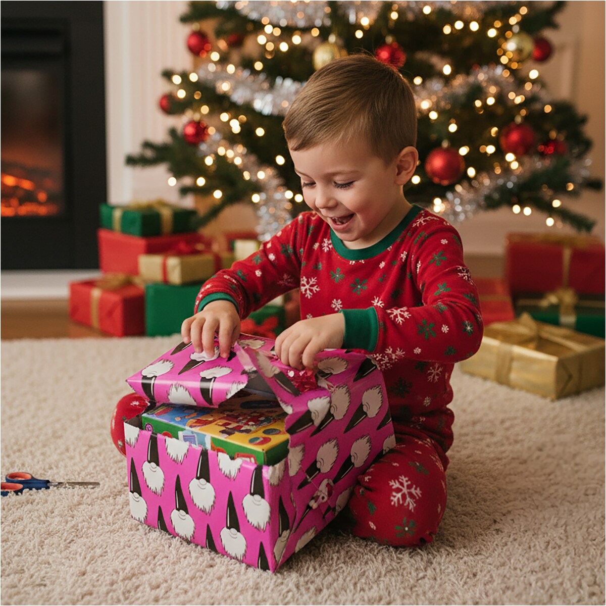 Papier Prezentowy Do Pakowania Prezentów 20 m MEGAROLKA Świąteczny Do Paczek Boże Narodzenie Ozdobny