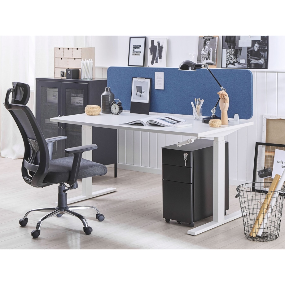 Przegroda biurkowa 160 x 40 cm Różne rozmiary