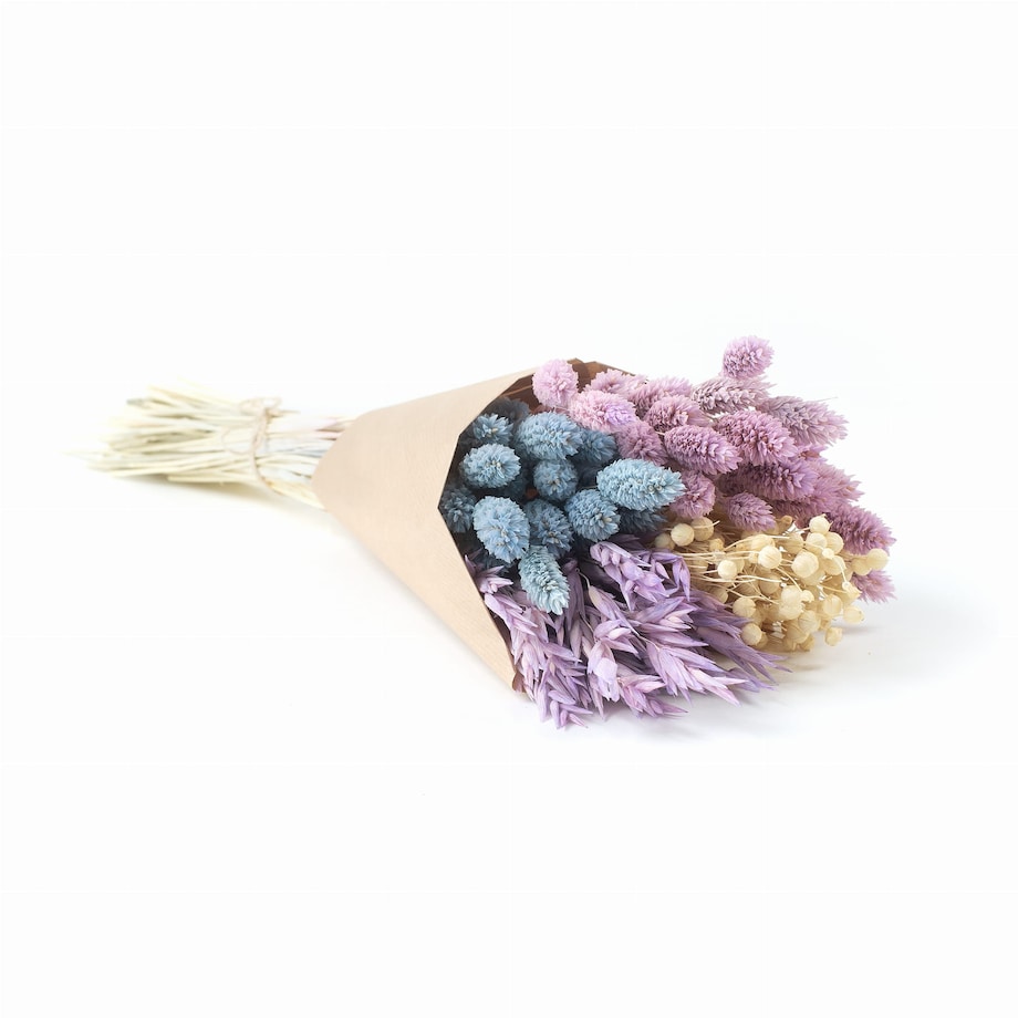 Bukiet suszonych kwiatów Blue&Violet