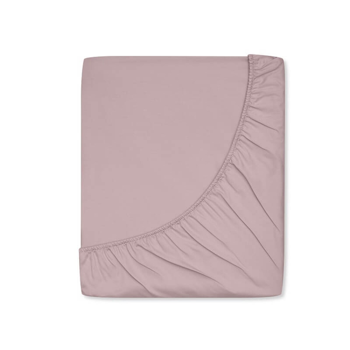 Prześcieradło satynowe z gumką dusty pink 180 x 200 cm