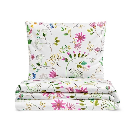 Pościel Kwiatki 160/200 + 2 x 50/60 cm