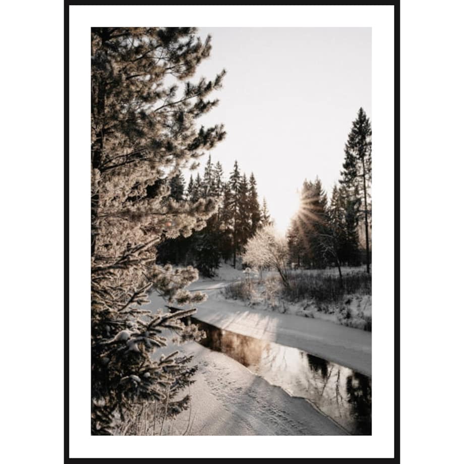 Poster Story, Plakat, Obraz - Zimowy Krajobraz Górski, wymiary 30 x 42 cm