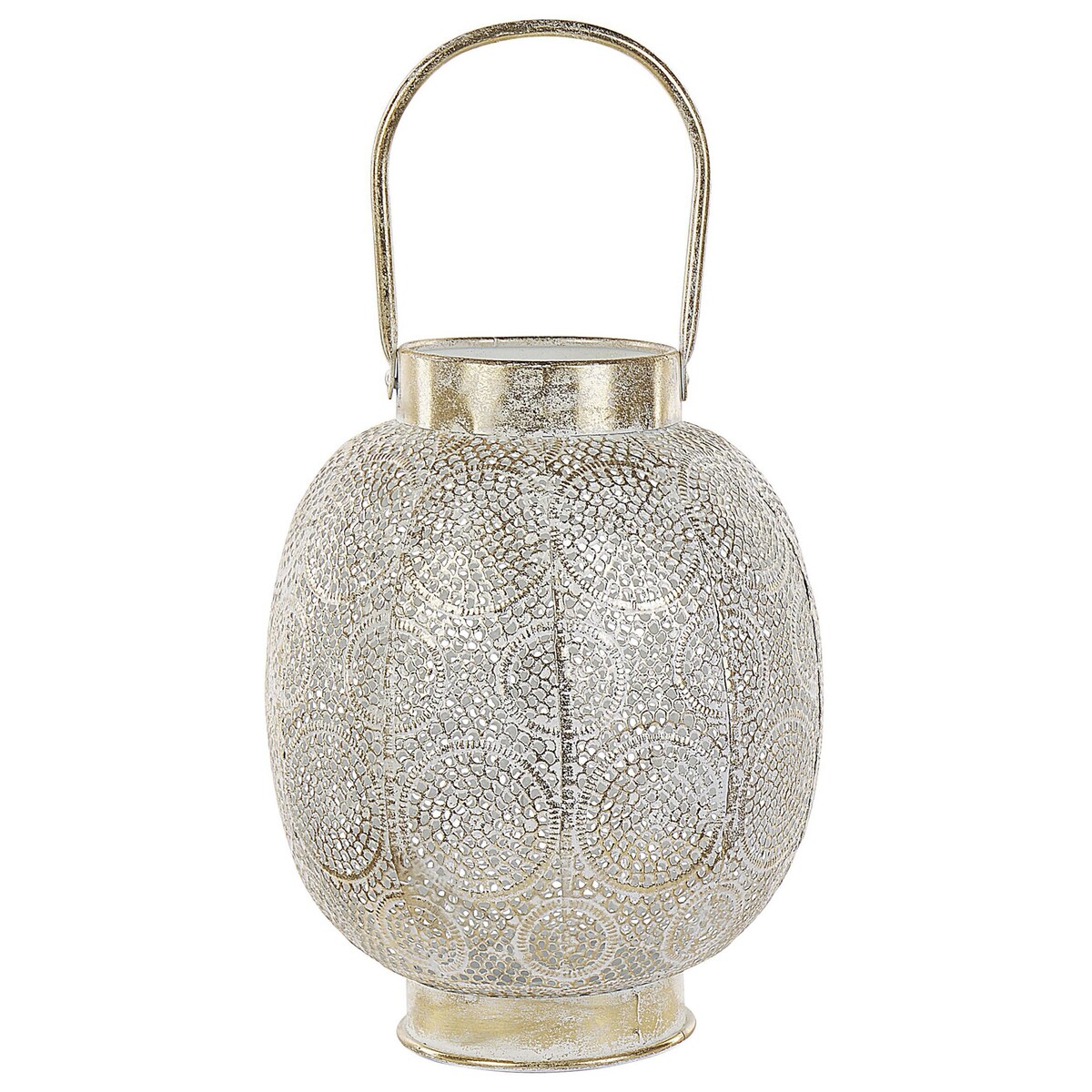 Lampion LANTAU Metal 30 cm Złoty