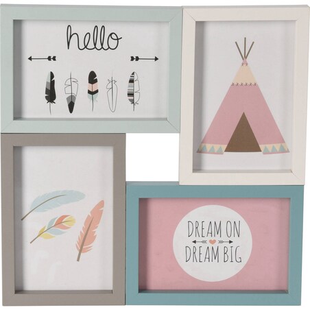 Galeria ramek na zdjęcia 10 x 15 cm, MDF, kolorowa