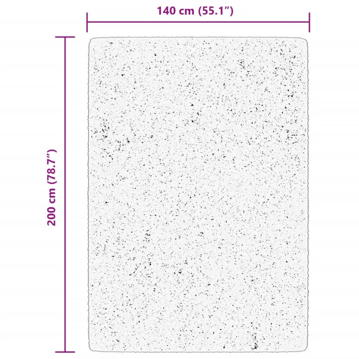 vidaXL Dywan ARBIZU do pomieszczeń i na zewnątrz, vintage, 140x200 cm