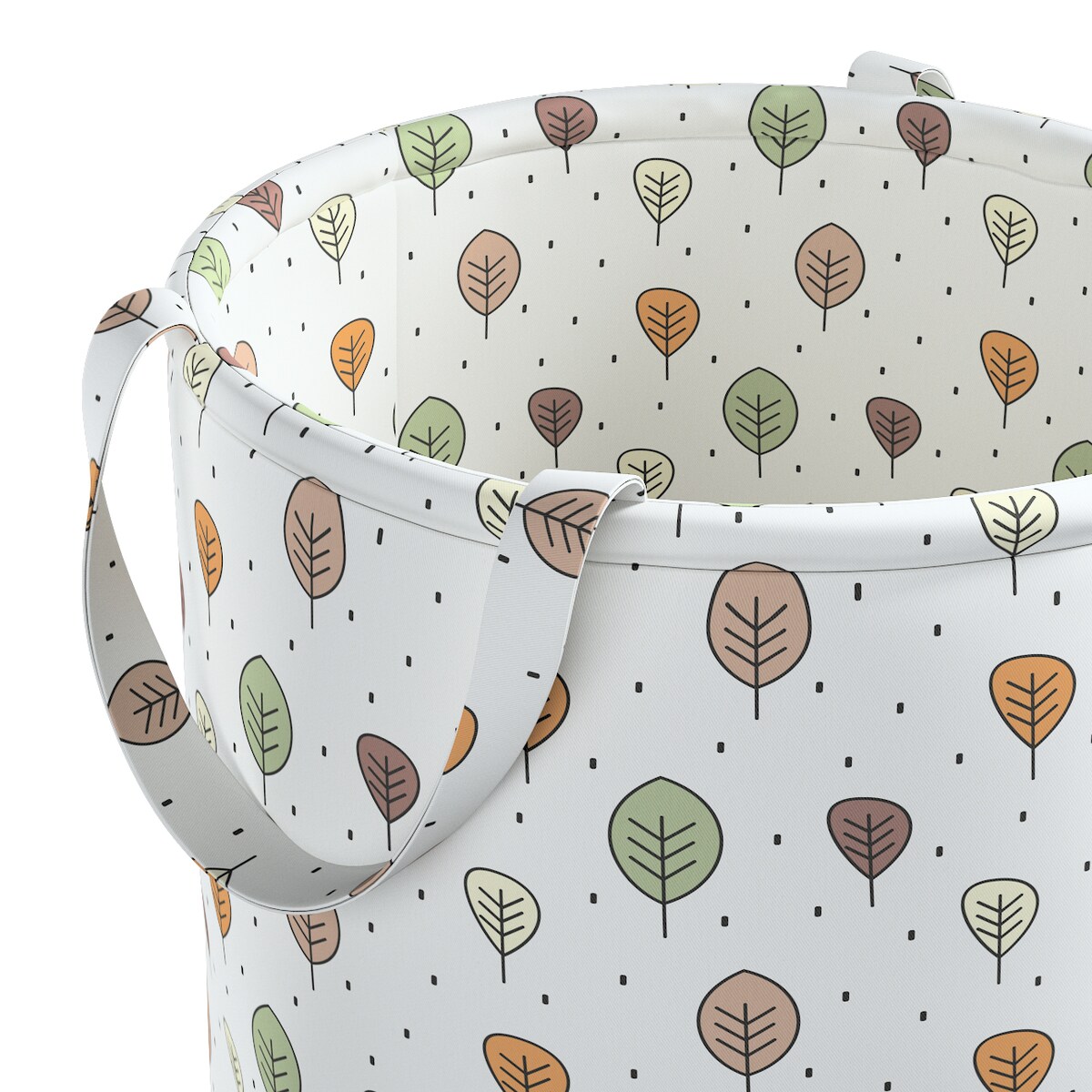 Kosz na zabawki Tobi, ecru-brązowy, 40x60cm, Magic Collection