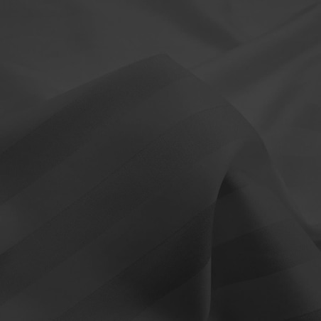 Poszewka bambusowa satyna bawełniana 40x40 Bamboo paski, czarna