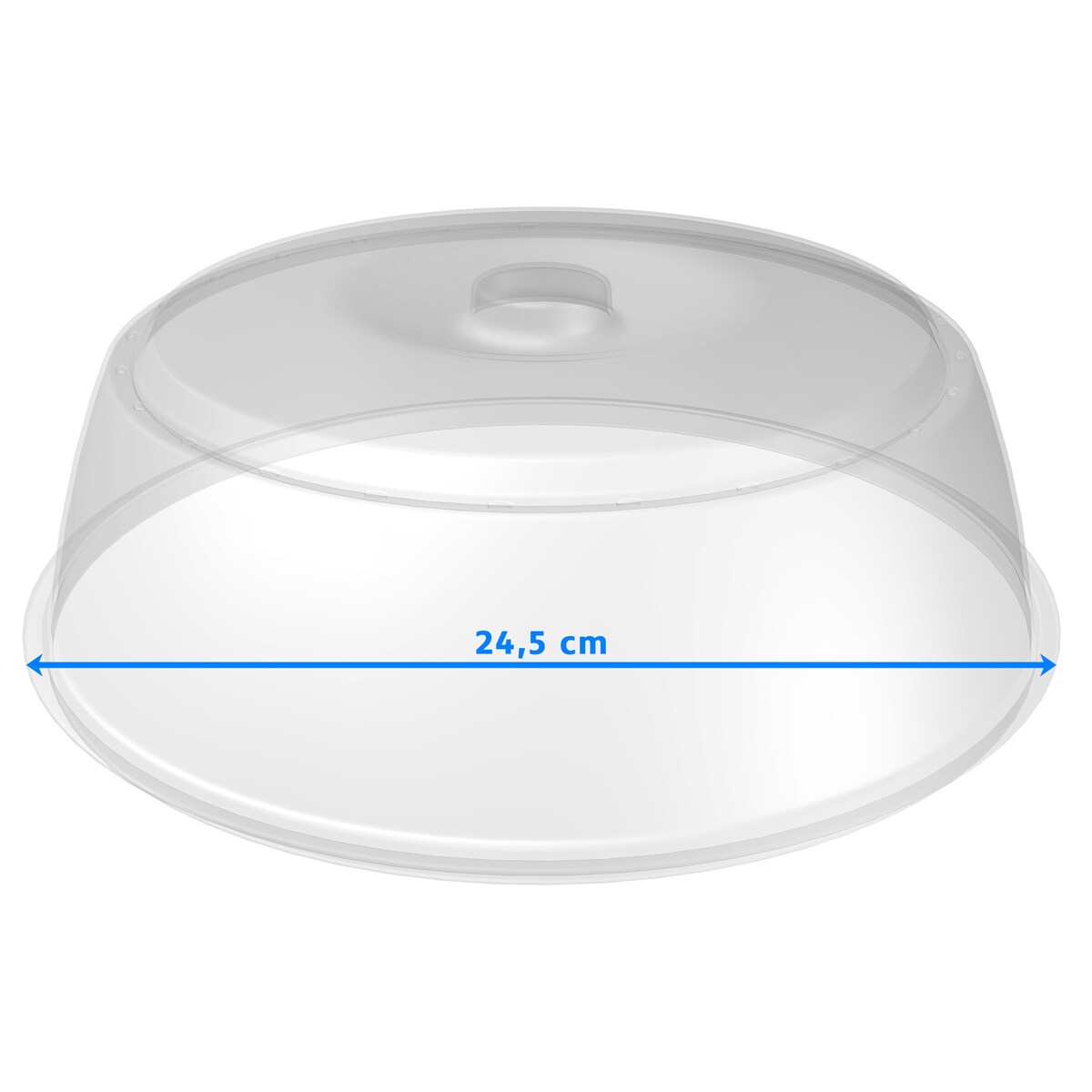 Pokrywa Do Mikrofalówki Przykrywka Do Odgrzewania Jedzenia 24,5Cm