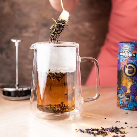 Zaparzacz do kawy herbaty 0.60L French Press srebrny KLAUSBERG