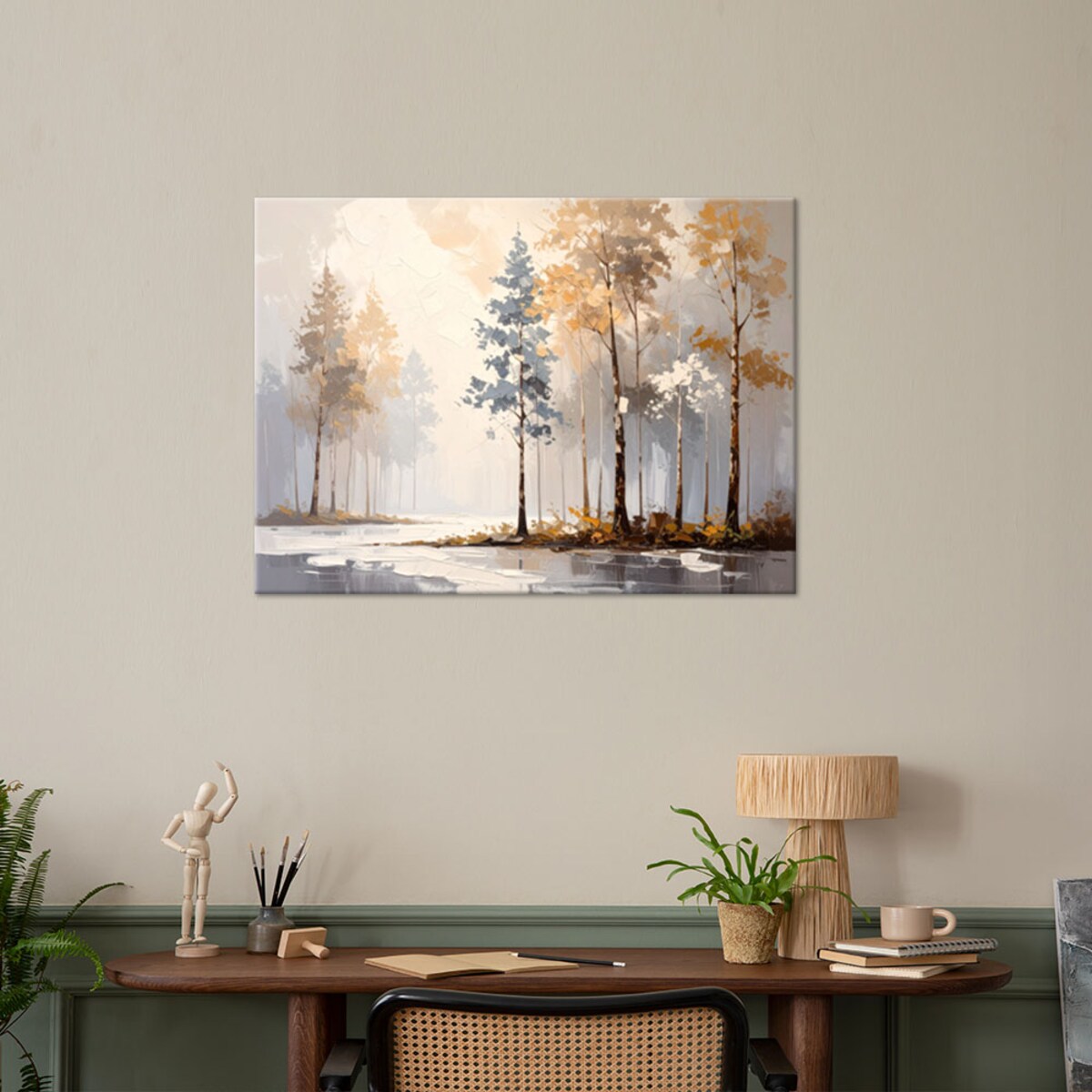 Feeby Obraz nowoczesny do salonu sypialni, Las Drzewa Krajobraz 60x40