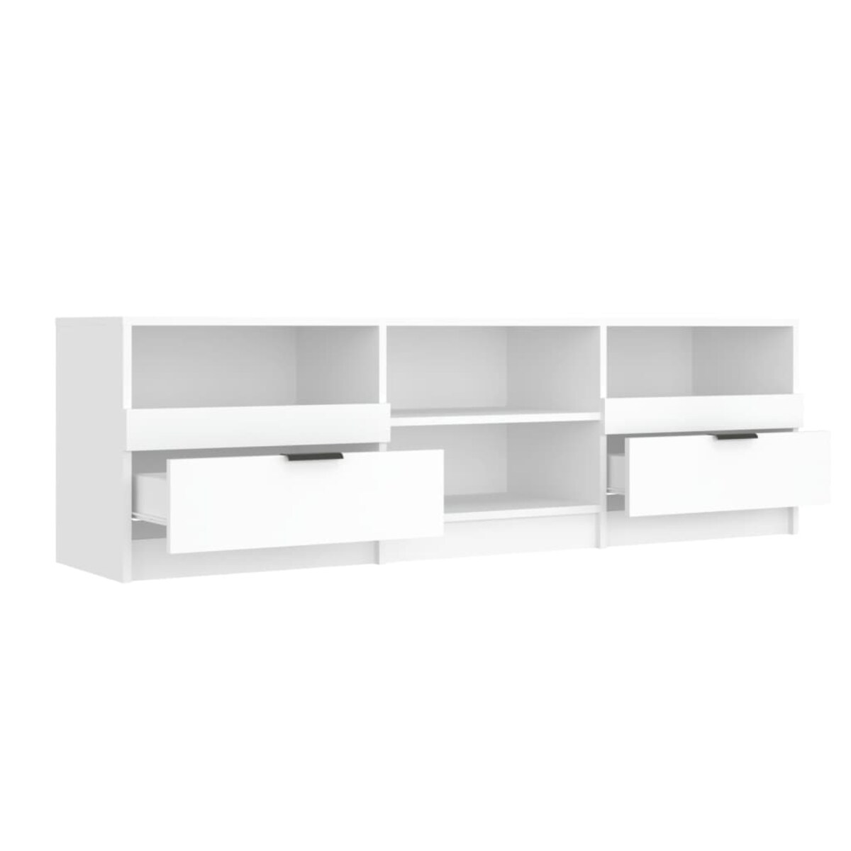 vidaXL Szafka pod TV, biała, 150x33,5x45 cm, materiał drewnopochodny