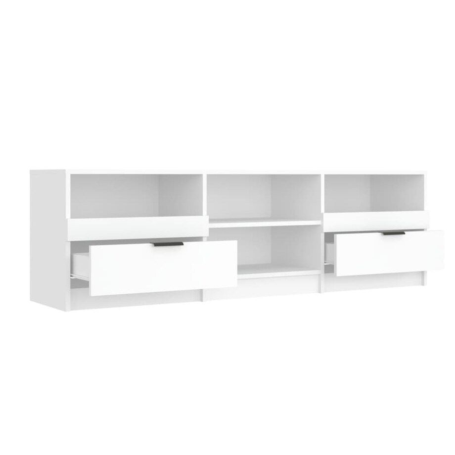 vidaXL Szafka pod TV, biała, 150x33,5x45 cm, materiał drewnopochodny