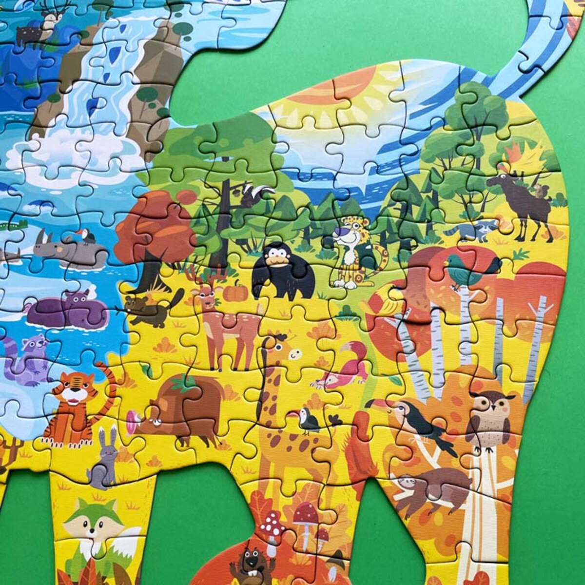 Puzzle edukacyjne - KRÓL LEW - 180 szt