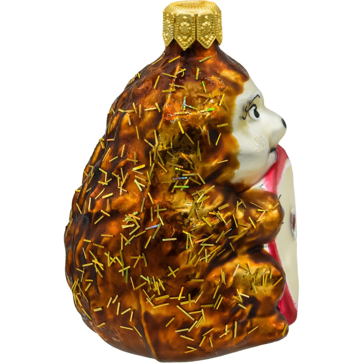 Bombka choinkowa: Jeżyk z jabłkiem