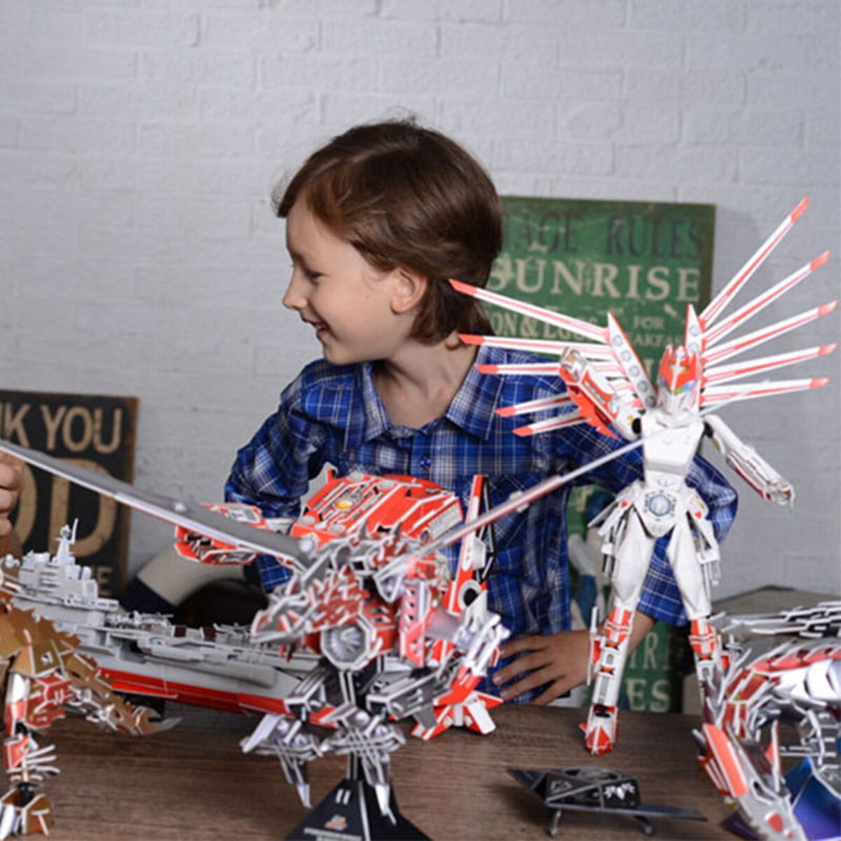 Robot przyszłości Puzzle 3D