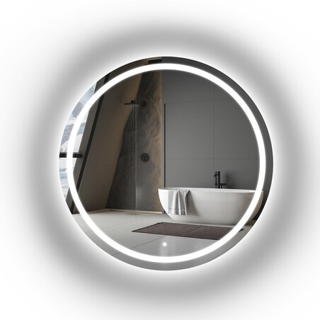 Lustro okrągłe łazienkowe z podświetleniem MAIA LED