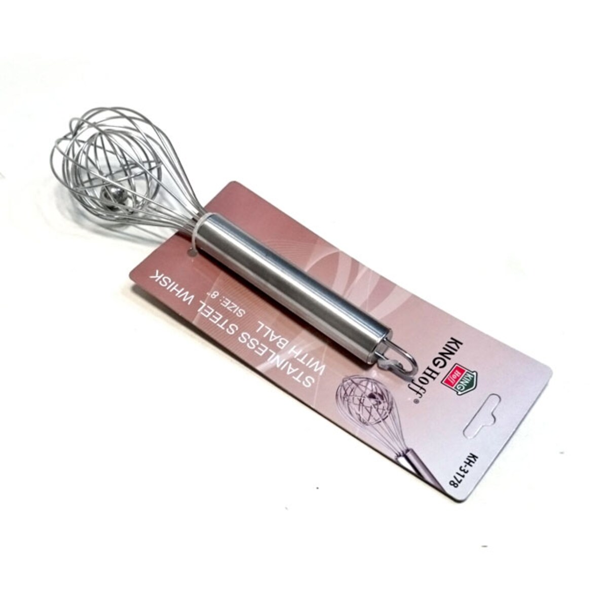Stalowa Trzepaczka Ubijaczka Kuchenna Z Kulką Kinghoff Kh-3178