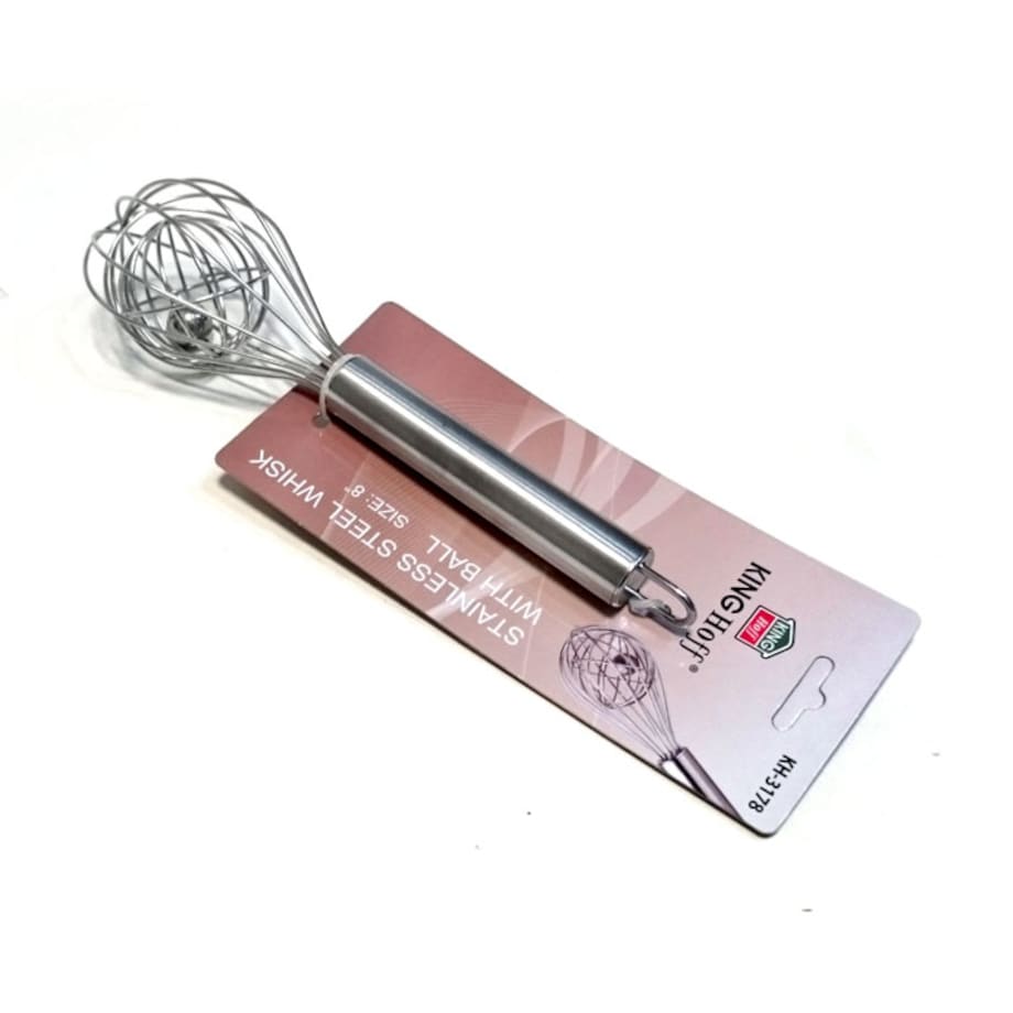 Stalowa Trzepaczka Ubijaczka Kuchenna Z Kulką Kinghoff Kh-3178