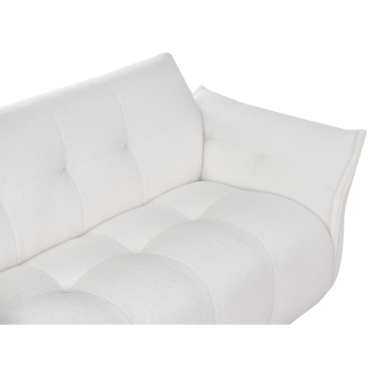 Sofa HALBA Boucle Biały