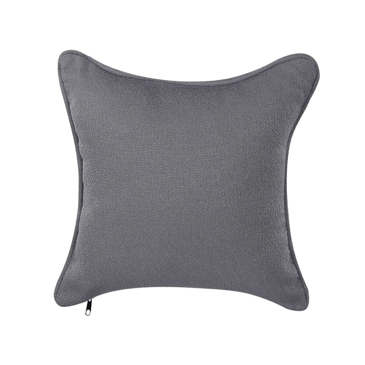 Szezlong boucle prawostronny ciemnoszary CHEVANNES