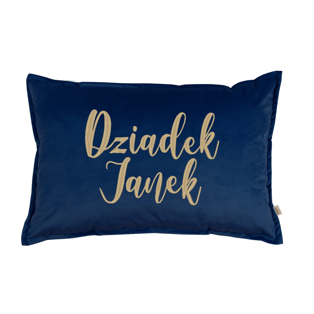 Poduszka delux royal blue - GWIAZDKI, LIGHT GOLD