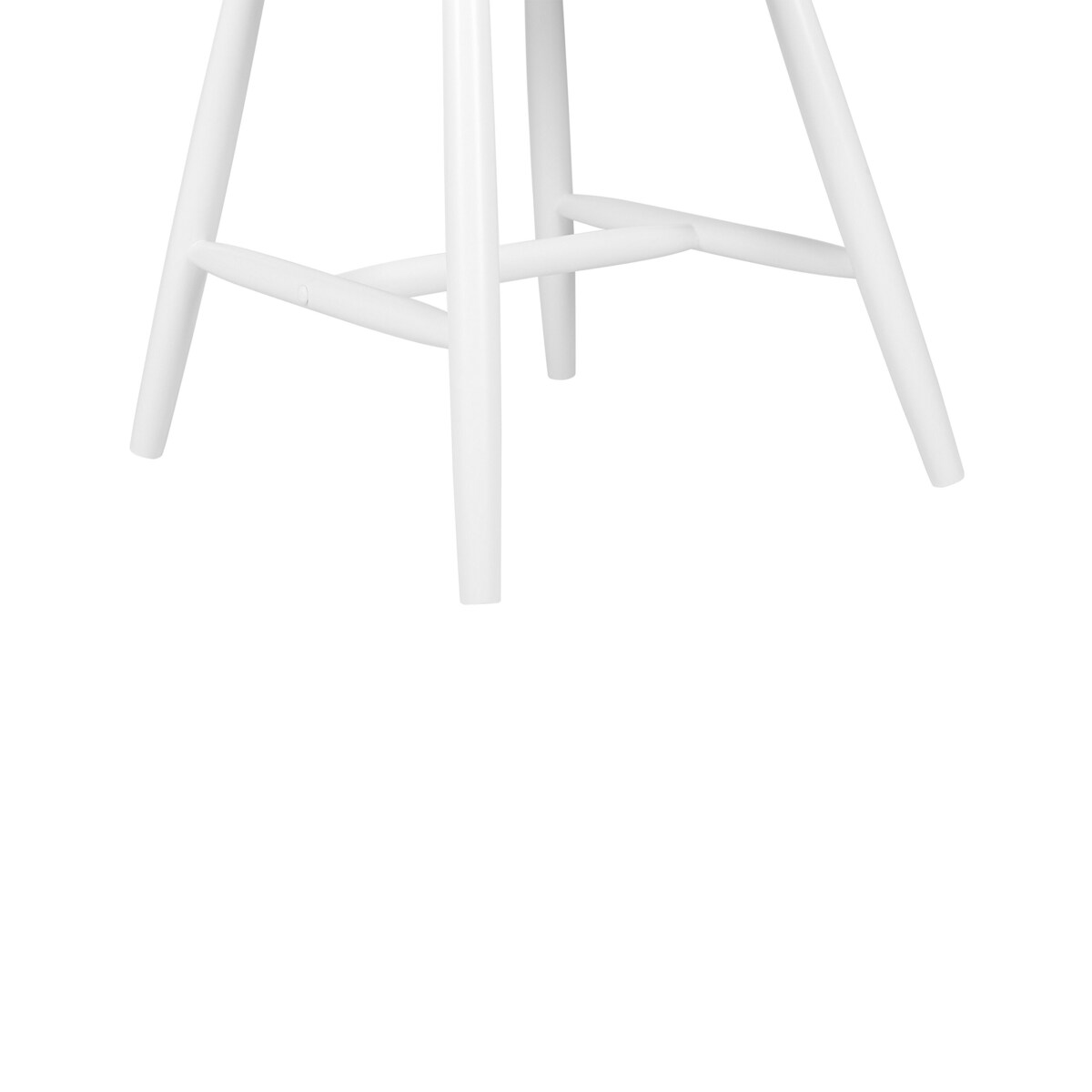 Zestaw 2 krzeseł do jadalni BURGES Drewno Biały