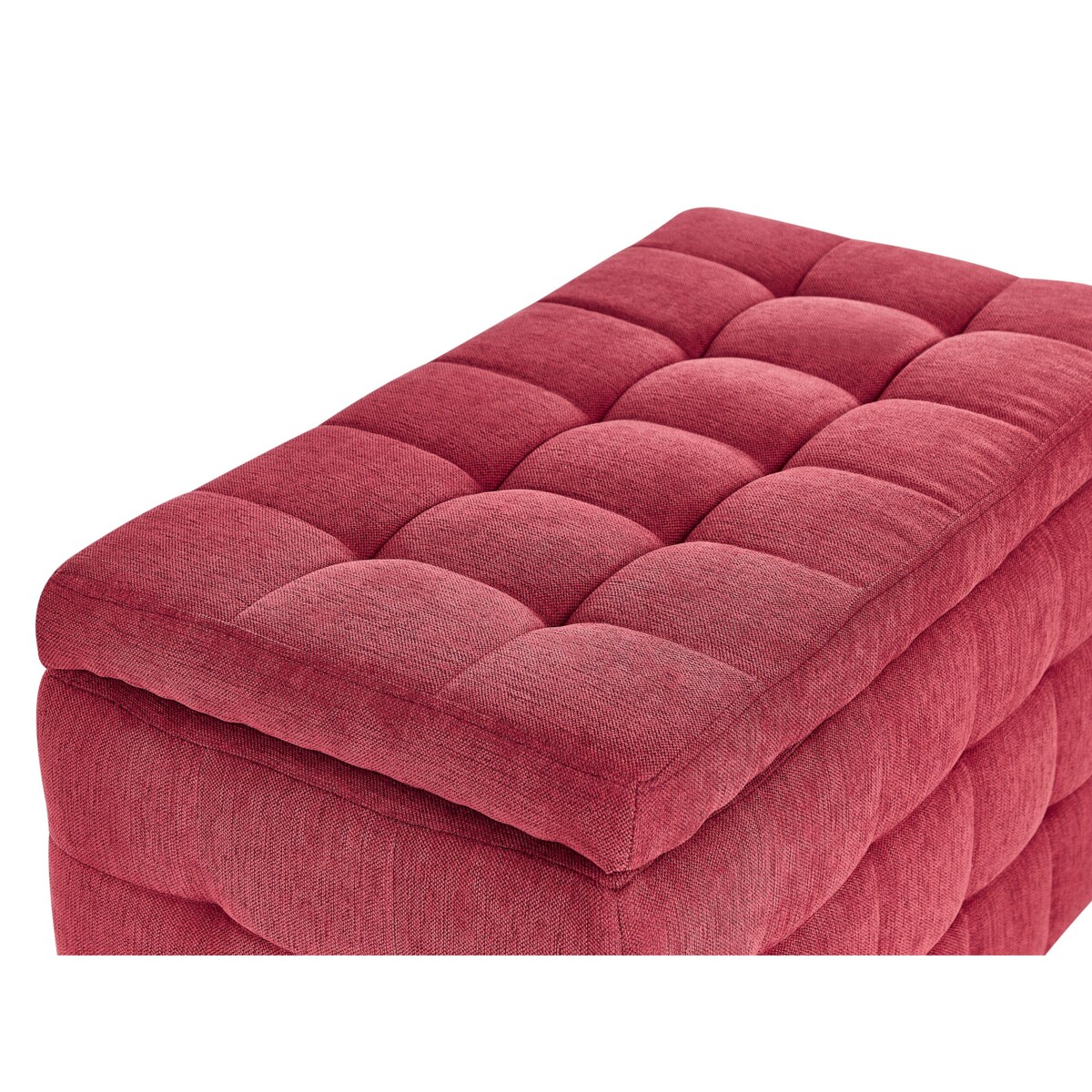 Puf ze schowkiem czerwony MICHIGAN