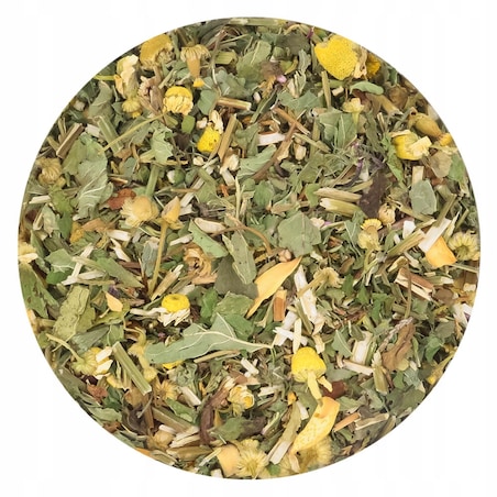 Herbata ziołowa NA DOBRY SEN o smaku cytrusowo-rumiankowym PREMIUM Cup&You - herbata liściasta sypana mieszanka napar susz - gotowa na prezent upominek