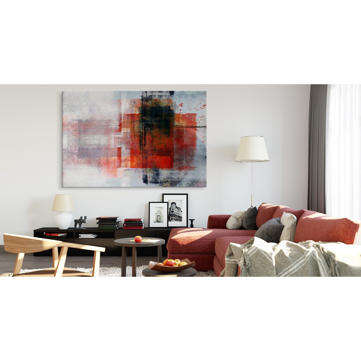 Obraz Do Salonu Stylowa Abstrakcja 70x50cm
