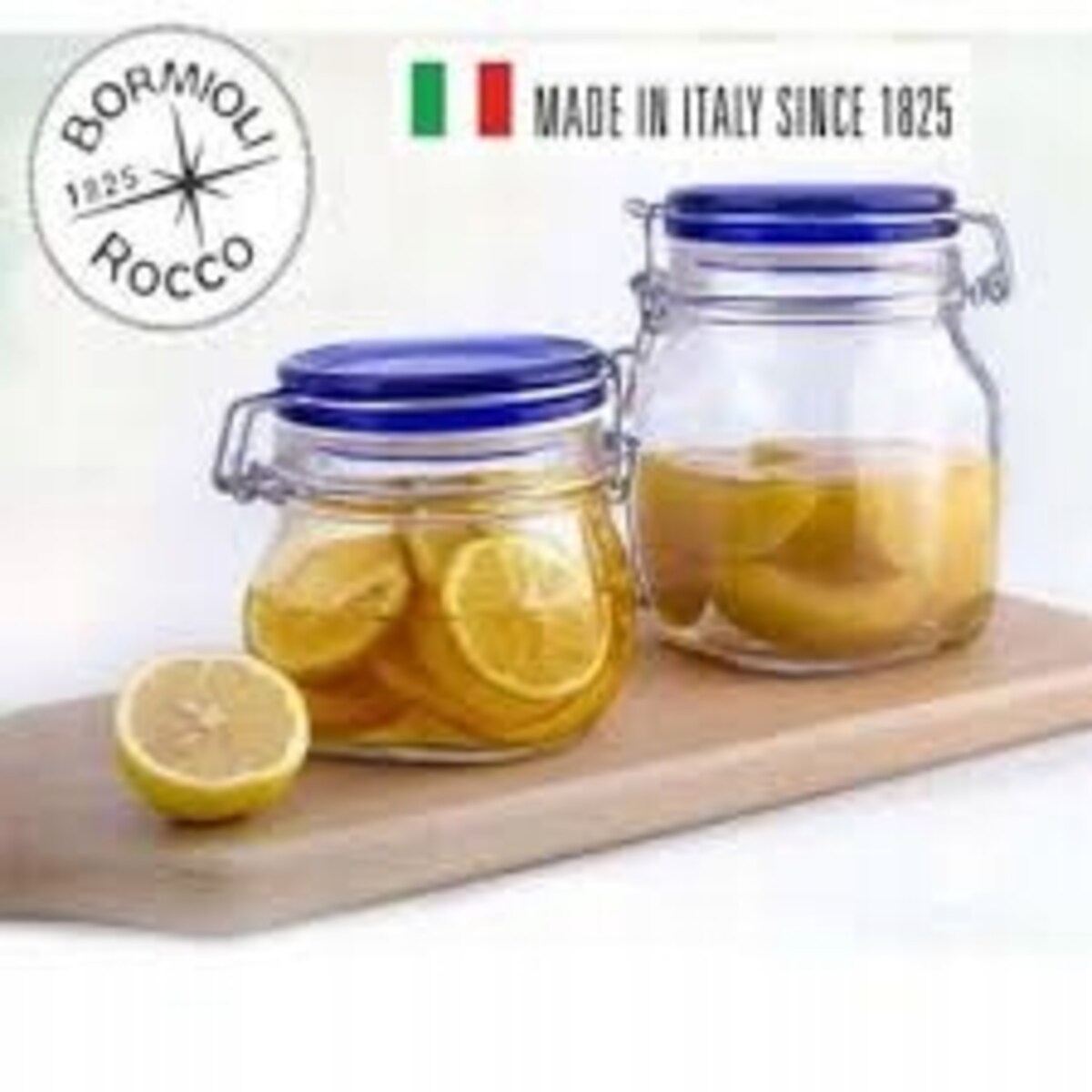 SŁOIK POJEMNIK hermetyczny 2 L BORMIOLI BLUE FIDO